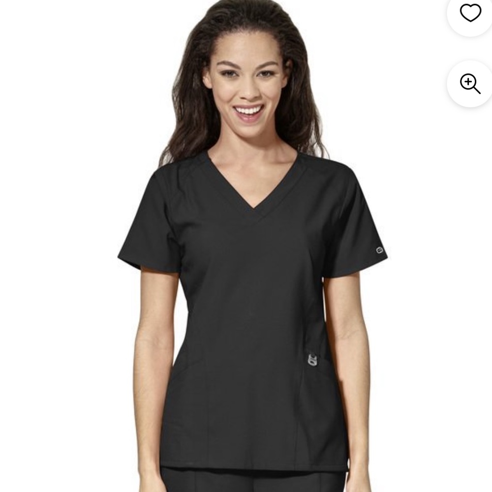 Wonderwink BLACK Scrub Set